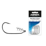 JENZI Offset Haken mit Spirale, Gr. 4, Inhalt: 5 Stück