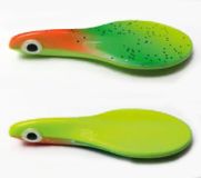 TRENDEX Paddle-Inliner, 4 g, UV-aktiv, orange-grün-gelb-Glitter + gelb
