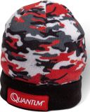 QUANTUM Winter Cap (Mütze), schwarz/rot camou