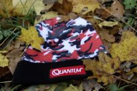 QUANTUM Winter Cap (Mütze), schwarz/rot camou