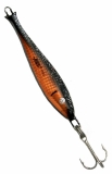 Blitz-Pilker Kiel, schwarz/kupfer/silberglimmer, 100 g
