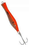 Blitz-Pilker Spitzkopf-Blitz, orange/kupfer/schwarzglimmer, 75 g