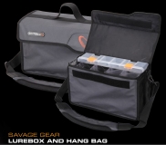 SAVAGE GEAR Lurebox and Hangbag Pro Tasche, Farbe: mittelgrau