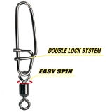Gamakatsu Hyper Strong-Snap with Hyper Swivel, Gr. 2, Inhalt: 4 Stück