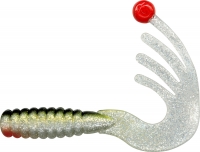 YAD Jigpointer, Länge: 16 cm, silber/silberner Glitter/dunkelgrün bis schwarz/fluo. Point