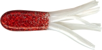 RELAX Tube, perl-weiss/roter Glitter, 3,8 - 4,0 cm