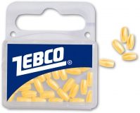 ZEBCO Rice Beads (Perlen), perlmutt/gelb, 6/3 mm, Packungsinhalt: 100 Stück