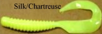 ACTION PLASTICS Twister 10 cm (4),  Silk Chartreuse, 5 Stück