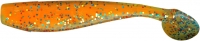 RELAX KingShad, 10-11 cm (4), core, orange / chartreuse / Hologramm / bunter Glitter