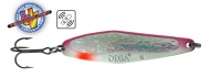 JENZI / DEGA Seatrout II (2) Blinker, Farbe: D, pink-weiss-glow-orange, UV-Aktiv, 21 g