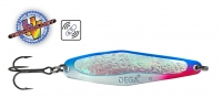 JENZI / DEGA Seatrout II (2) Blinker, Farbe: E, blau-weiss-glow-pink, UV-Aktiv, 21 g