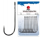 DEGA Surfcasting/Brandungs-Haken,  Gr. 2/0, Packungsinhalt: 10 Stück