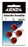 JENZI Cheburashka Blei (Vorschaltblei), rot, 14 g, Inhalt: 4 Stück