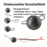 JENZI Cheburashka Blei (Vorschaltblei), rot, 30 g, Inhalt: 2 Stück