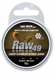 SAVAGE GEAR RAW 49, Edelstahlvorfach-Material, 0,45 mm, 16 kg, 10 Meter