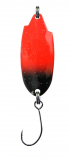 JENZI Trout Spoon V, 5,0 g, rot-schwarz mit Glitter