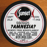 Sunset AMNESIA, 25 LB, 11,4 kg, Clear, 100 Meter