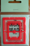 Micro Beads 2,5 mm, rot, 1 x 100 Perlen