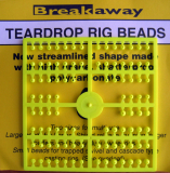 Breakaway Teardrop Beads, gelb, 1 x 96 Perlen