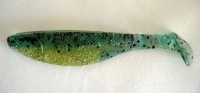 RELAX Kopyto 5, 12,5-14 cm (5), laminiert, kristall/Glitter/blau/schwarz Glitter