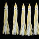 DEGA Octopus, 12 cm, Weiss/Gelb, Packungsinhalt: 5 Stück