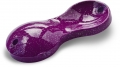 ZEBCO Flatty Teaser Buttlöffel, bleifrei, 60 g, purple-rainbow Glitter Flakes