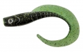 JENZI Snake-Tail-Twister, 11 cm, UV grün-schwarz Glitter