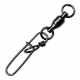 Mustad STRINGEASE Stay-Lok Snap / BB Wirbel, Gr. 33 mm, Packungsinhalt: 7 Stück