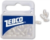 ZEBCO Rice Beads (Perlen), perlmutt, 6/3 mm, Packungsinhalt: 100 Stück