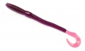 ACTION PLASTICS Curl Tail Worm, 15 cm, Pink Fire Tail, Preis für 10 Stück