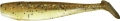 RELAX KingShad, 10-11 cm (4), laminiert, weiss / Wurzelbier / grüner Glitter / goldener + schwarzer Glitter