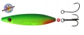 DEGA Seatrout III (3) Inliner Blinker, Farbe: D, grün-orange, UV-Aktiv, 28 g