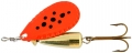 Abu Garcia Droppen Spinner, Orange/Black Dots, 4 g