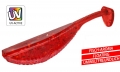 JENZI Tasty Gums Type 2, UV-Aktiv rot/Glitter, 5 cm, Fisch-Aroma