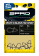 SPRO Matte Black HD Snap, Gr. 7 mm, Packungsinhalt: 15 Stück