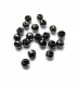 TRENDEX Tungsten Perlen mit Schlitz, Schwarz-Nickel, 3,0 mm, Packungsinhalt: 20 Stück